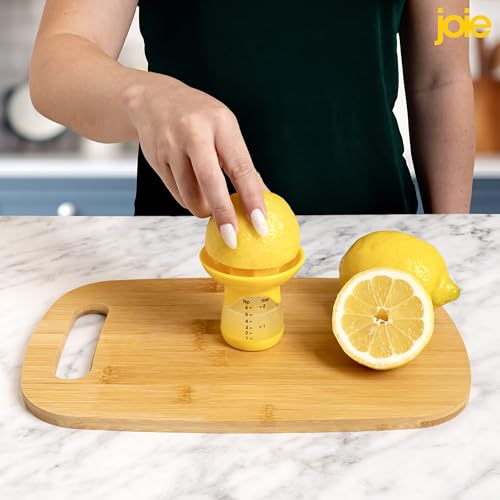Joie Lemon and Lime Small Hand Juicer and Reamer, Built-In Measuring Cup, 1oz/30ml, Easy to Strain, Stores Leftover Juice, BPA-Free, Dishwasher Safe - Image 5