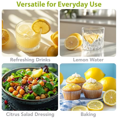 Joie Lemon and Lime Small Hand Juicer and Reamer, Built-In Measuring Cup, 1oz/30ml, Easy to Strain, Stores Leftover Juice, BPA-Free, Dishwasher Safe - Image 3