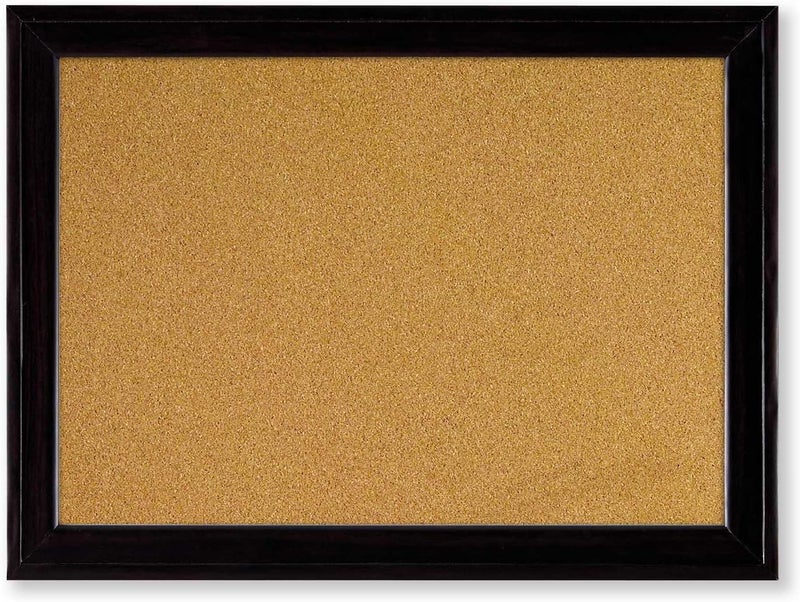 Quartet Home Dcor Cork Bulletin Board Black Frame 11 x 17 Inches - Image 1