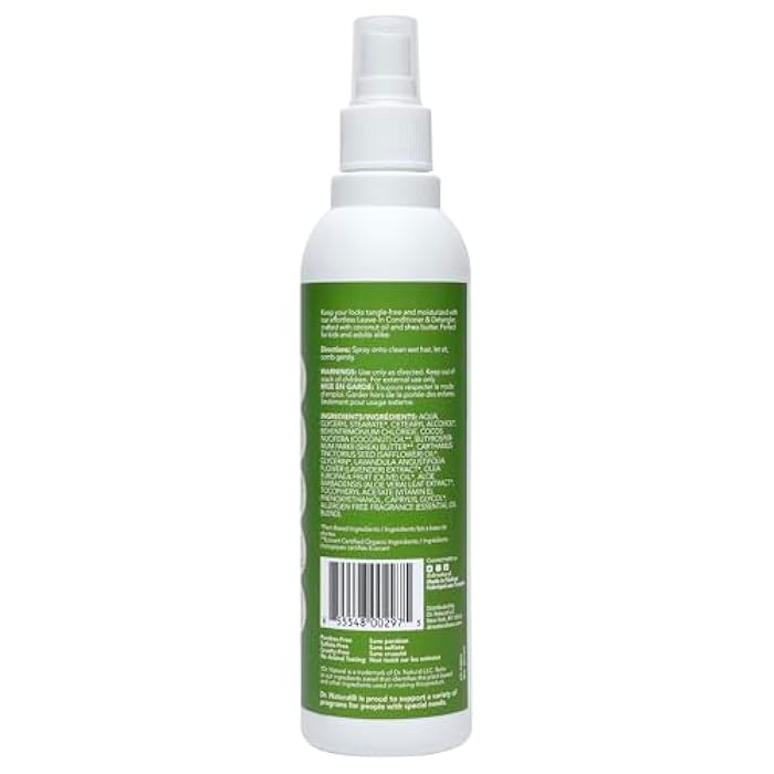 Dr. Natural Leave in Conditioner and Hair Detangler - Conditioner with Coconut Oil and Shea Butter - Detangler Spray for All Types - 6.7 oz - Image 2