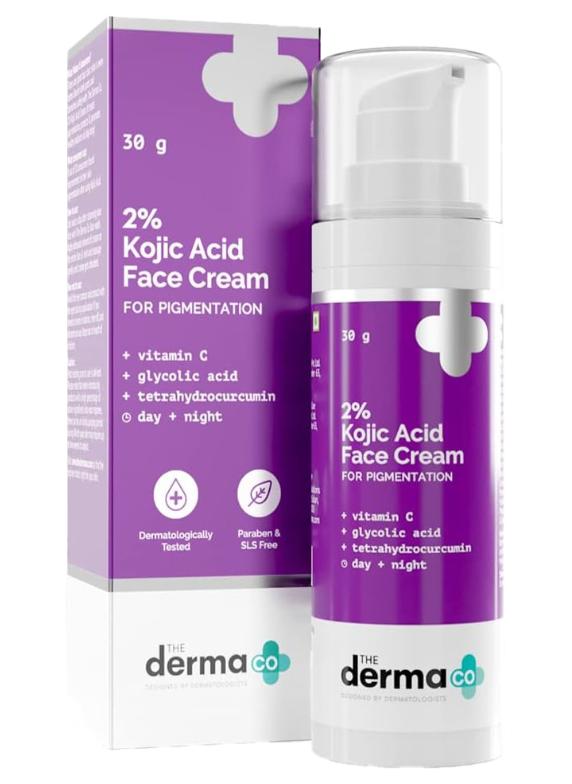 THE derma Co كريم وجه حمض كوجيك 2% لإزالة التصبغات - 30 جرام (ديرماكو) - Image 1