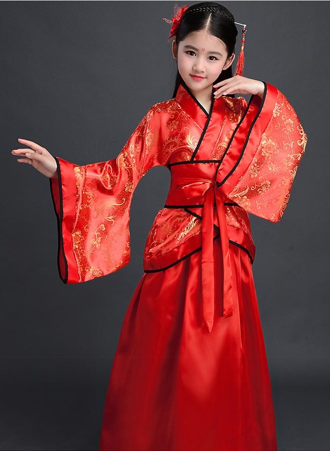 New Retro Chinese Hanfu Dress Imitation of Tang and Song Dynasties Girls' Dress - Image 2