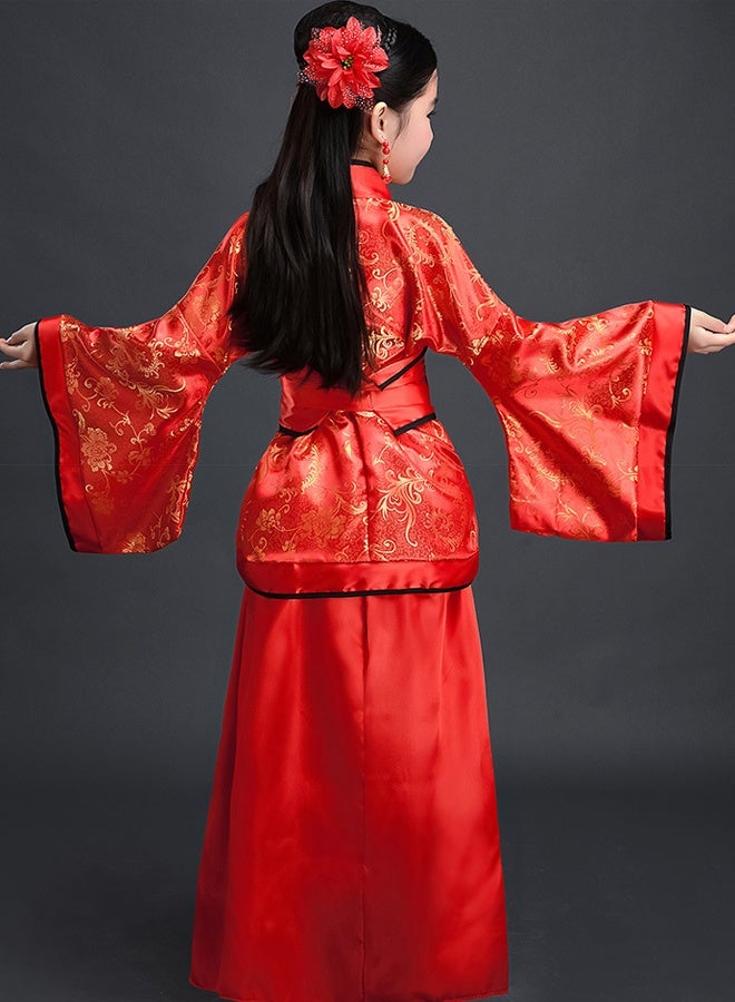 New Retro Chinese Hanfu Dress Imitation of Tang and Song Dynasties Girls' Dress - Image 5