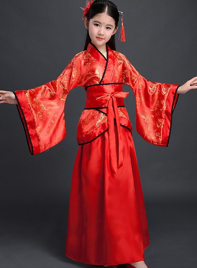 New Retro Chinese Hanfu Dress Imitation of Tang and Song Dynasties Girls' Dress - Image 4