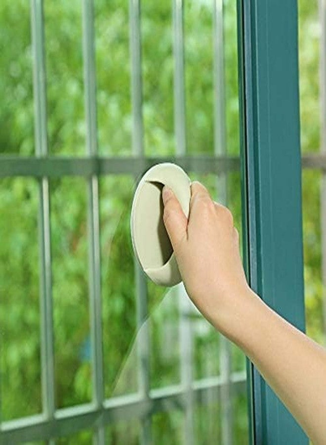 REIL RAID Self Adhesive Peel and Stick Plastic Handles Pull knob for Sliding Door, Drawer, Window, Commode and Cupboard Cabinet (Multicolor) (Pack of 2) - Image 4