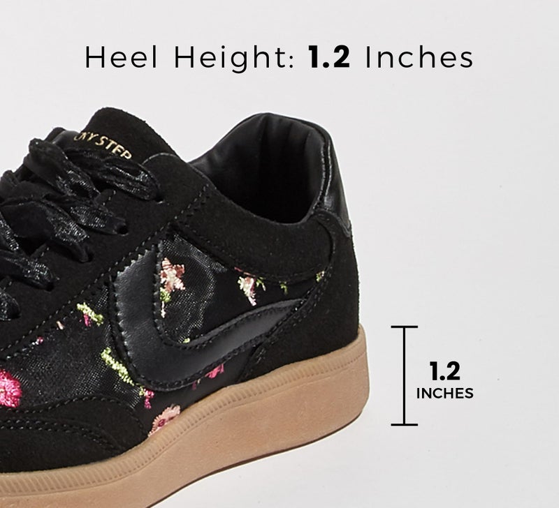 LUCKY STEP Women's Classic Fashion Casual Sneakers Skate Shoes No Slip Lace Up Walking Shoes(7 M US Black Mesh) - Image 5