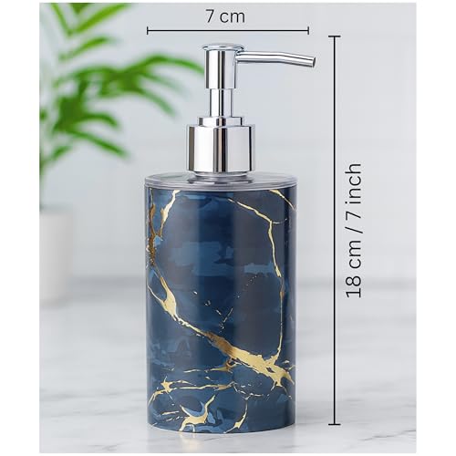 Emoh Roced Refillable Liquid Soap Dispenser 250ml | Unbreakable Plastic Handwash Bottle with Pump for Bathroom, Kitchen, Sink, Wash Basin | Reusable Lotion, Shampoo & Sanitizer Dispenser (Pack of 1) - Image 2