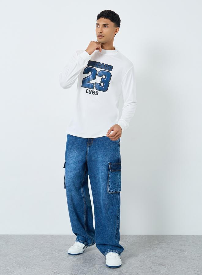 تايك تو تيشيرت بقصة سليم فت وطبعة جرافيك - Image 3