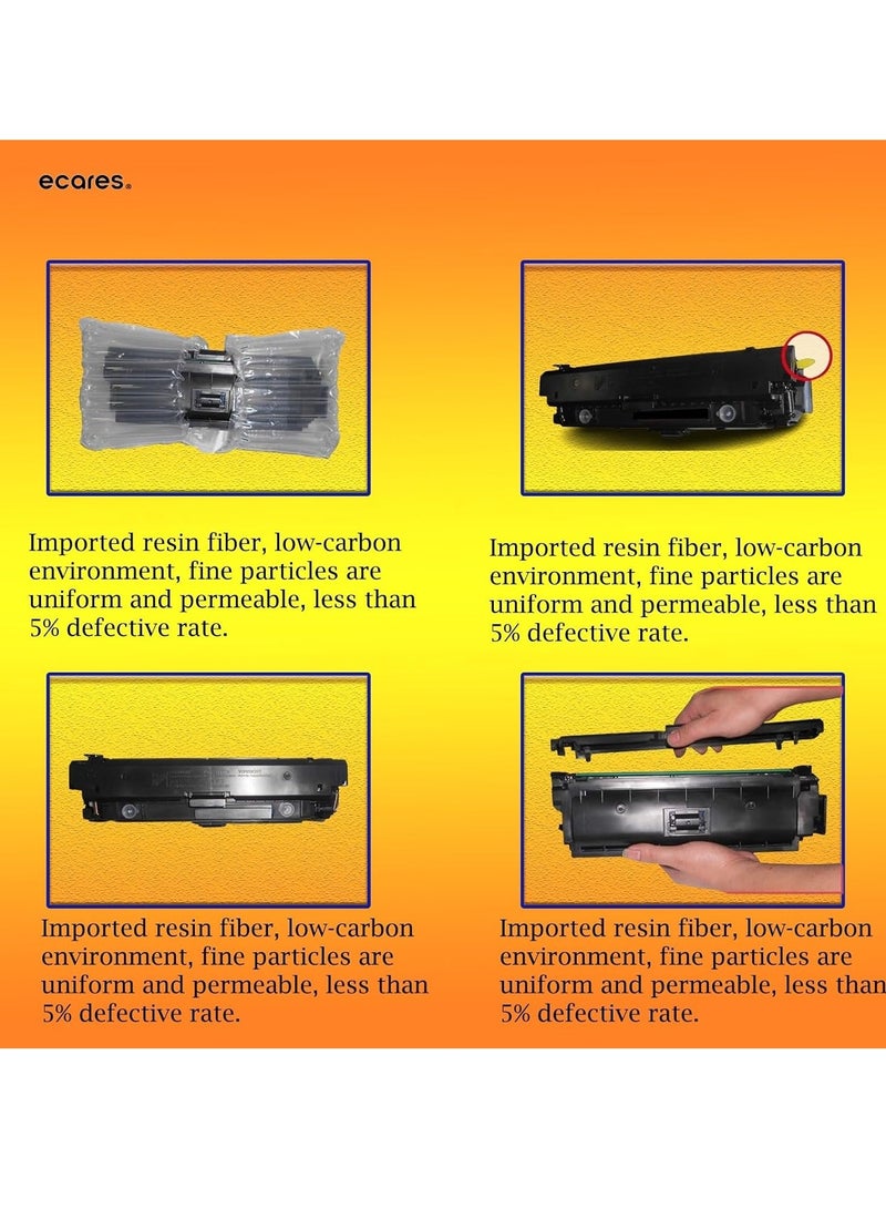 ECARES® 416A W2043A Compatible toner cartridge suitable for Printer HP Color LaserJet Pro M454dw HP Color LaserJet Pro M454dn HP Color LaserJet Pro MFP M479fdw (Magenta) - Image 2
