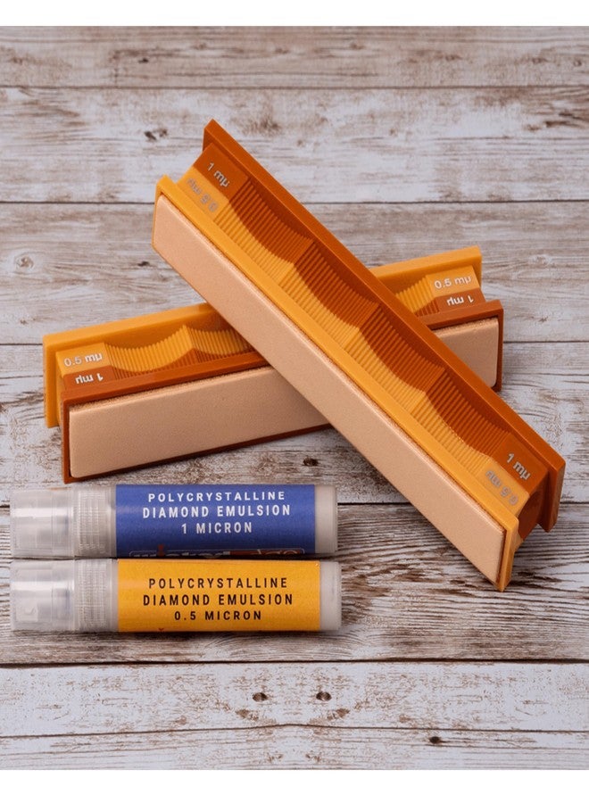 Wicked Edge 1/0.5 Micron Diamond Emulsion and Leather Strops Pack - Image 4