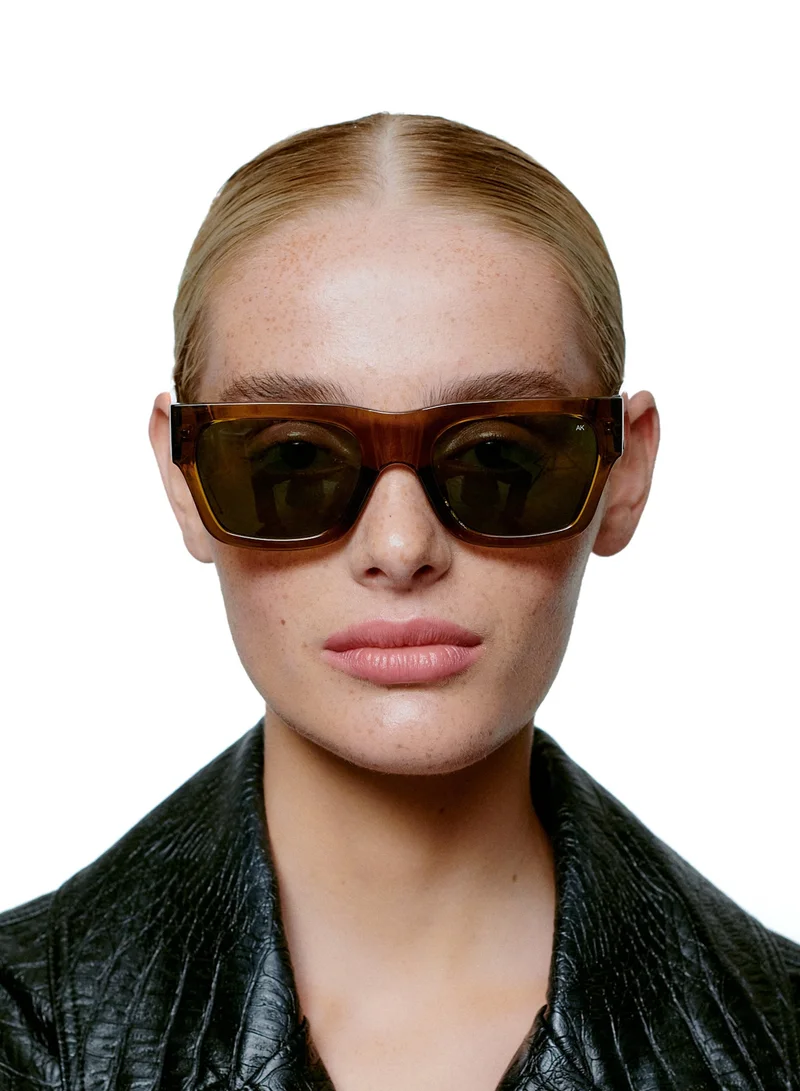 A.KJAERBEDE A.Kjaerbede Agnes Sunglasses in Smoke Transparent color