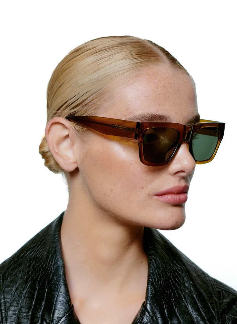A.KJAERBEDE A.Kjaerbede Agnes Sunglasses in Smoke Transparent color