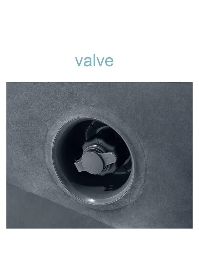 INTEX Inflatable 1 Seater Pull Out Sofa Bed  Compact & Versatile 17.78x33.2x36.83 cm Grey Couch for Indoor and Outdoor Use - Image 5