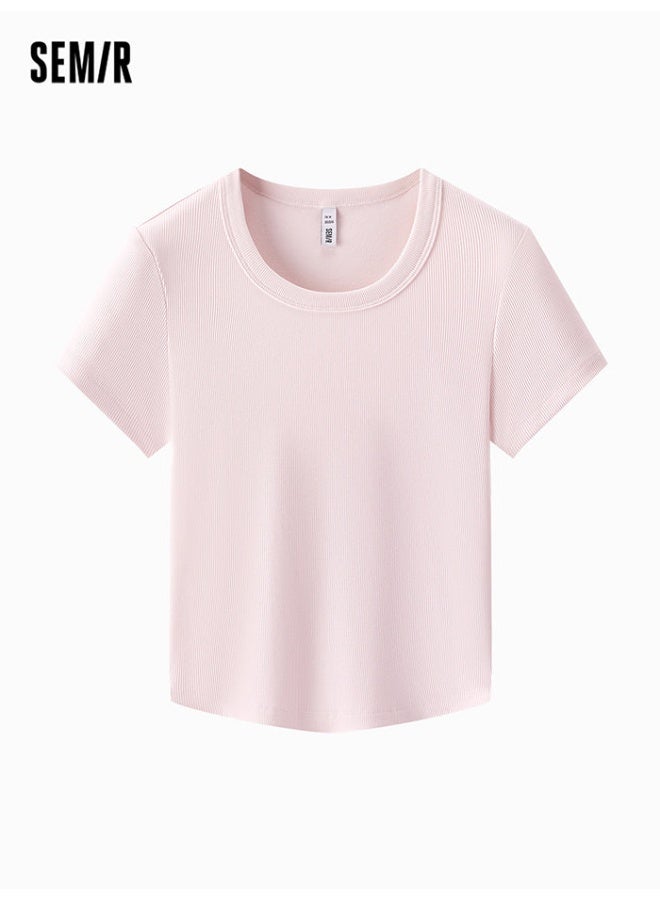 سيمير تيشيرت بلون موحد للنساء - Image 1