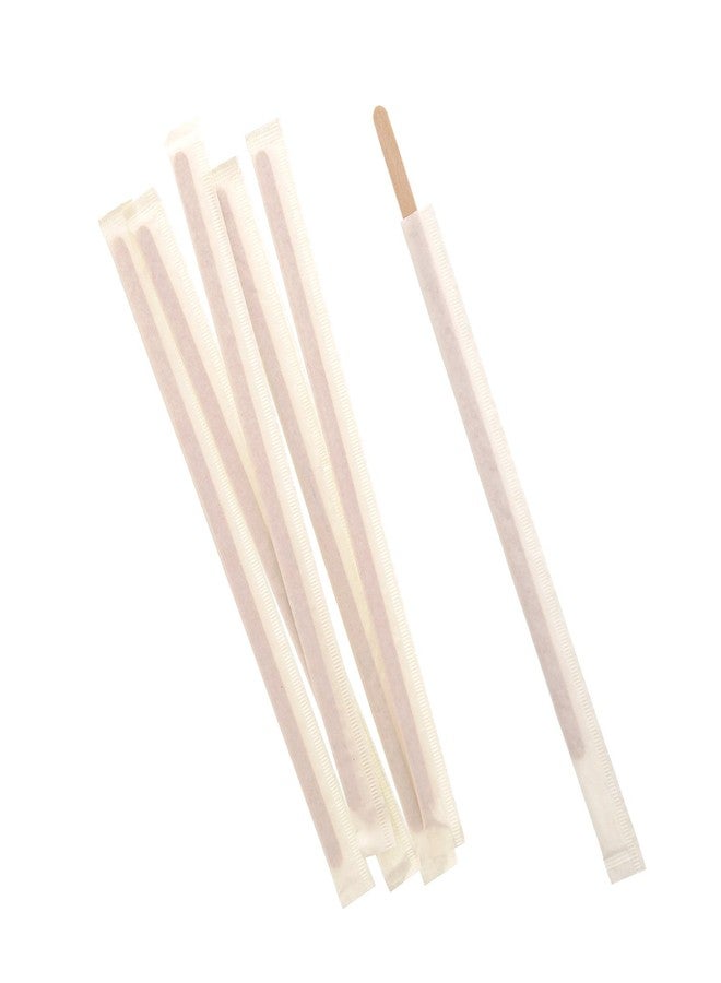 Royal 7.5 Inch Individually Wrapped Wood Coffee Stirrers, Package of 500 - Image 4