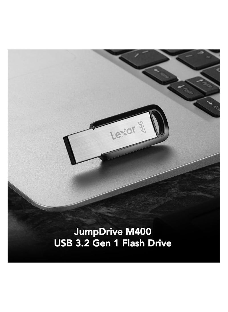 ليكسار محرك فلاش JumpDrive M400 USB 3.0 لتوسيع التخزين والنسخ الاحتياطي، بسرعة قراءة تصل إلى 150MB/s (LJDM400256G-BNBNU) - Image 5