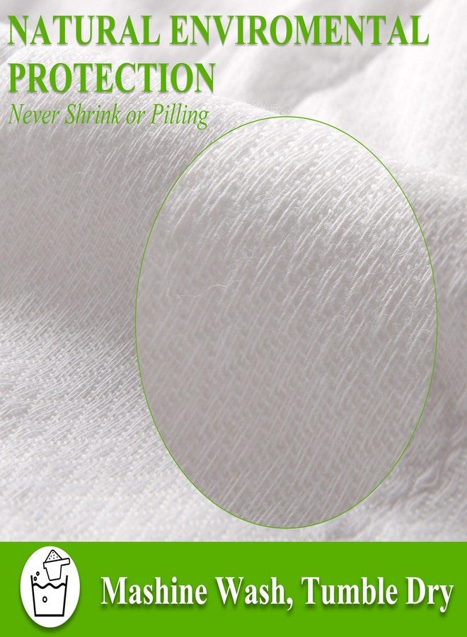 Fasoar Cotton Prefold Cloth Diapers -Fasoar 6 Ply Baby Washable Cloth Diaper Covers for Babies to Toddlers Multi-Use (19.5''-14'', Count, 10) - Image 4