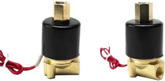 1/4" Brass Solenoid Valve Normally Open Solenoid Valve 24V 12V 220V 110V For Gas(BSP_240VAC_VITON-SEAL) - Image 3