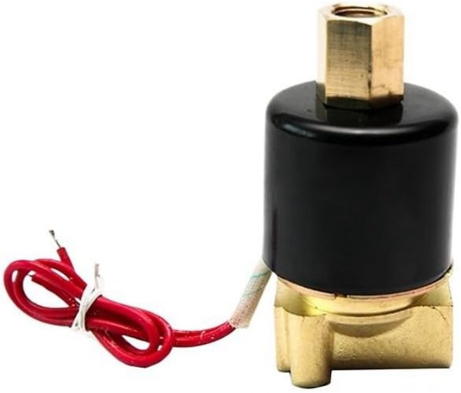 1/4" Brass Solenoid Valve Normally Open Solenoid Valve 24V 12V 220V 110V For Gas(BSP_240VAC_VITON-SEAL) - Image 1