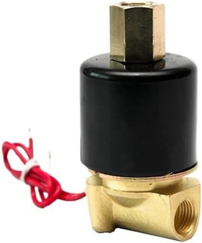 1/4" Brass Solenoid Valve Normally Open Solenoid Valve 24V 12V 220V 110V For Gas(BSP_240VAC_VITON-SEAL) - Image 2