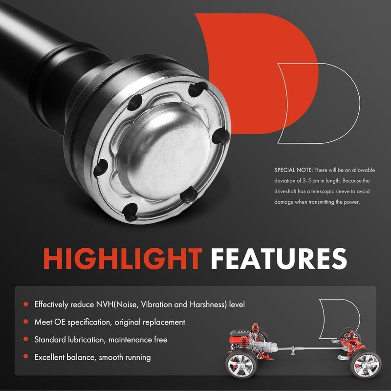 A-Premium Front Complete Drive Shaft Assembly for Dodge Durango & Jeep Grand Cherokee - Image 5