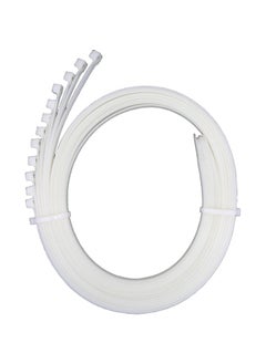 SCHOFIC SCHOFIC Cable Zip Ties Heavy Duty 200 MM Size 8 INCH Ultra Strong Plastic Polyamide Wire Ties with 120 Pounds Tensile Strength Nylon Tie Wraps with 72 MM Width NATURAL 25  - Image 1