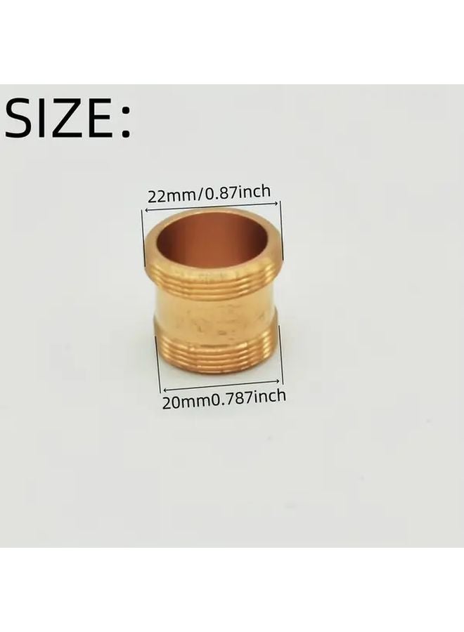 M20 M22 Brass Plumbing Adapter Heavy Duty Threaded Converter For Faucets Pipes - Image 4