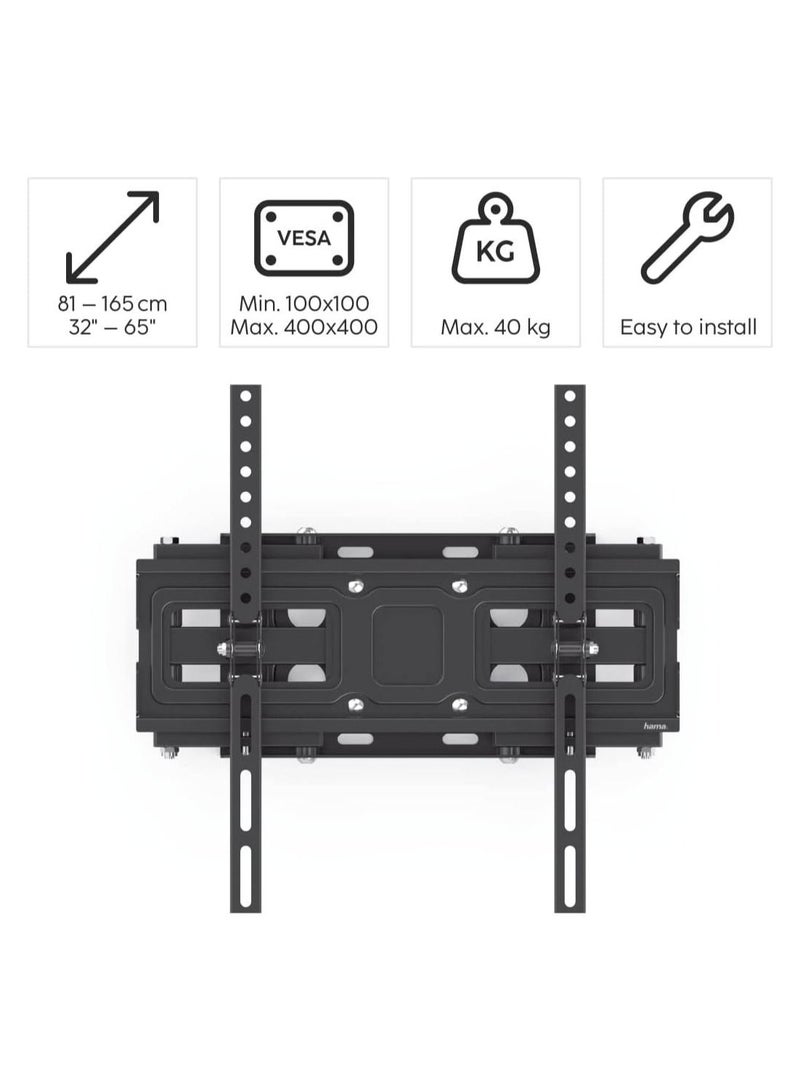 FULLMOTION TV Wall Bracket, 165 cm (65"), Scissor Arms, Black - Image 2