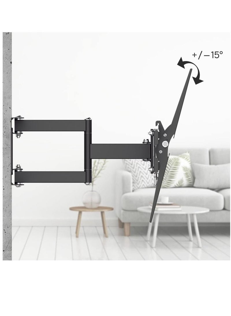 FULLMOTION TV Wall Bracket, 165 cm (65"), Scissor Arms, Black - Image 4