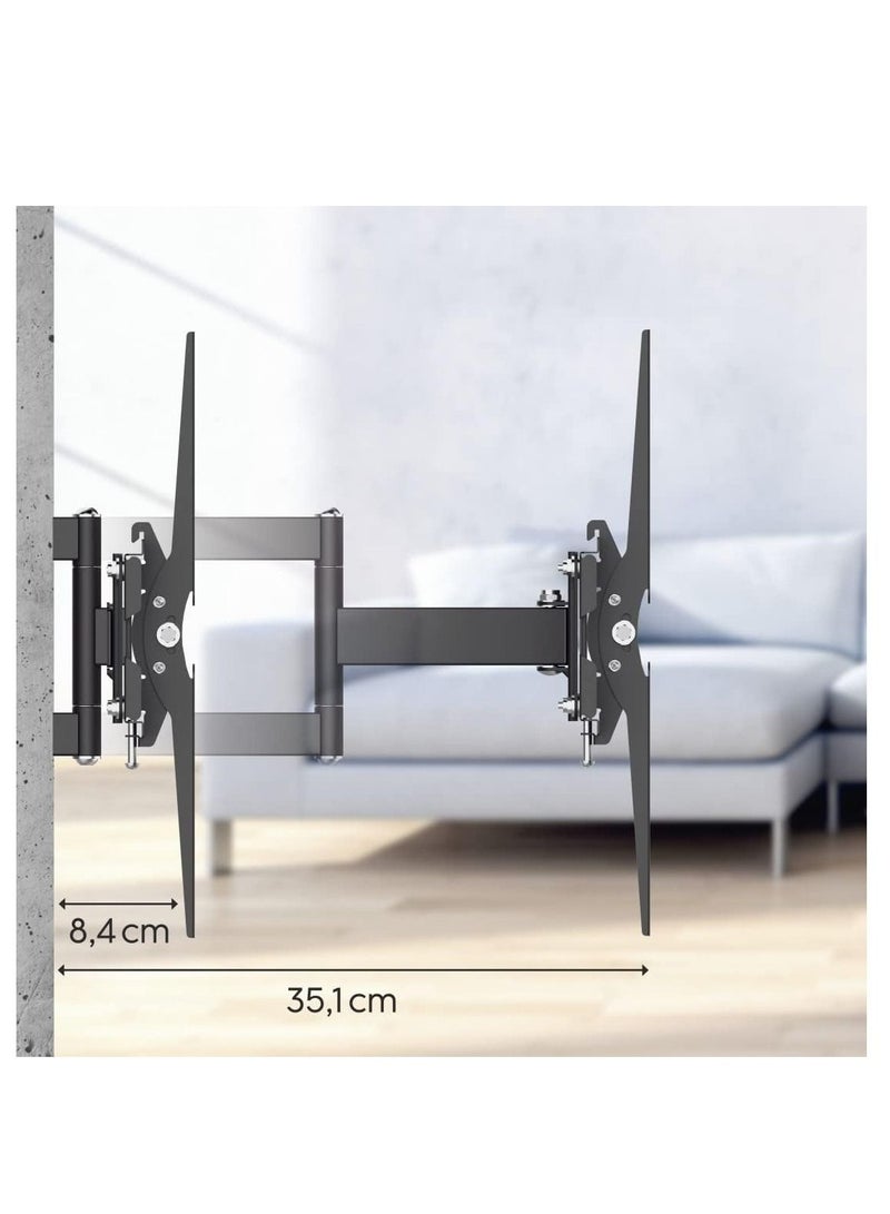 FULLMOTION TV Wall Bracket, 165 cm (65"), Scissor Arms, Black - Image 5