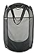 DAZZ PRO-MART  Deluxe Mesh Pop-Up Laundry Hamper with Side Pocket and Handles, Black - Image 2
