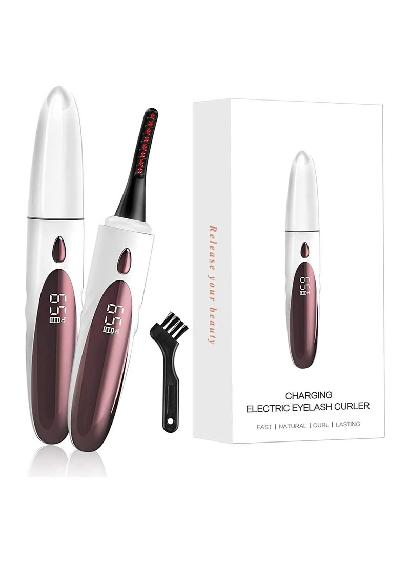 General Heated Eyelash Curlers,Electric Eyelash Curlers,8 Seconds Fast Heating,Double-Sided Anti-Burn Heated Lash Curler,A Fast-Forming, Natural-Looking,Long-Lasting Heated Eyelash Curler  - Image 1