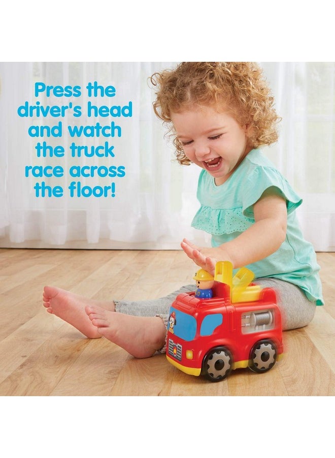 Kidoozie Kidoozie Press 'N Zoom Fire Engine  - Image 4