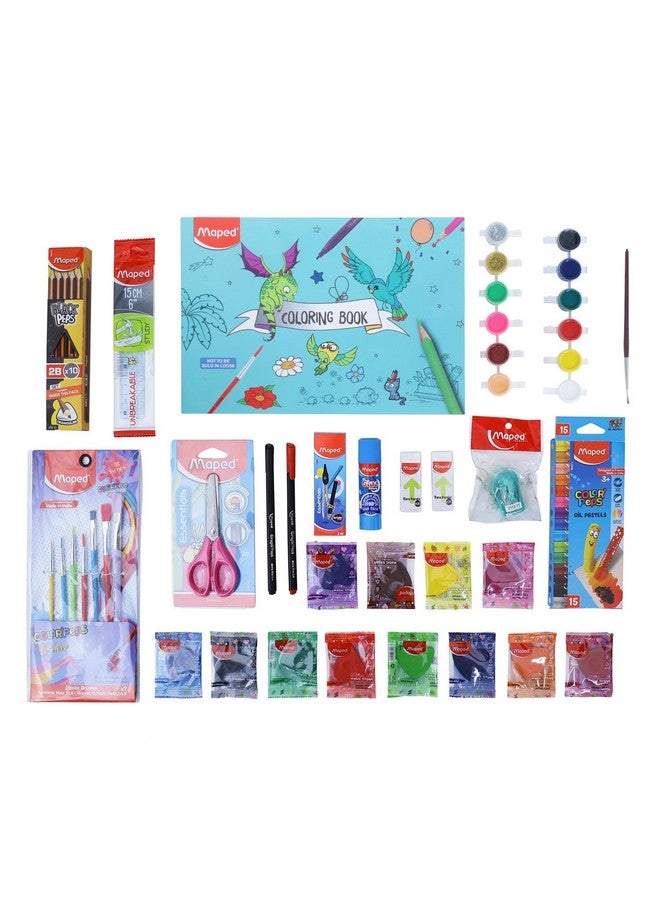 Maped MAPED Wonder Kit for Kids|Comes with Transparent Zipper Bag|Kit for School Essentials| Combination of 14 Items| Non Toxic Product Kit |Travel-Friendly Backpack | Ideal for Kids Gift & New Year Gift  - Image 5