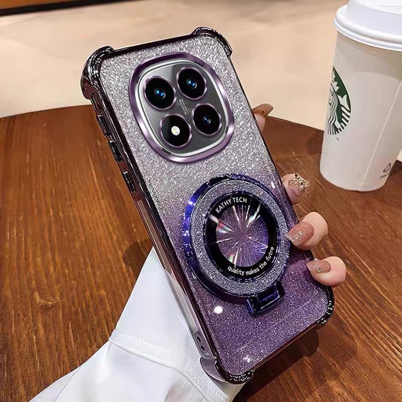 Protective for Redmi Note 15 Pro with Kickstand and Full Coverage in Clear for Tabletop Use - Image 4