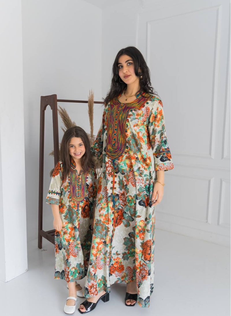 افندينا  جلابية حصري مصنوعه من القطن الفاخر - Image 2