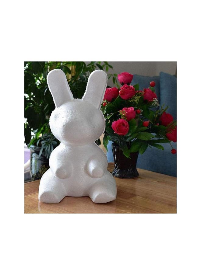 Generic - silvercnc DIY Foam Bear Mold Polystyrene Styrofoam Modelling Rabbit Bunny Mould Polystyrene Ball Shapes for Easter Art Crafts Supply Flower Arrangements 40CM 2pcs - Image 1