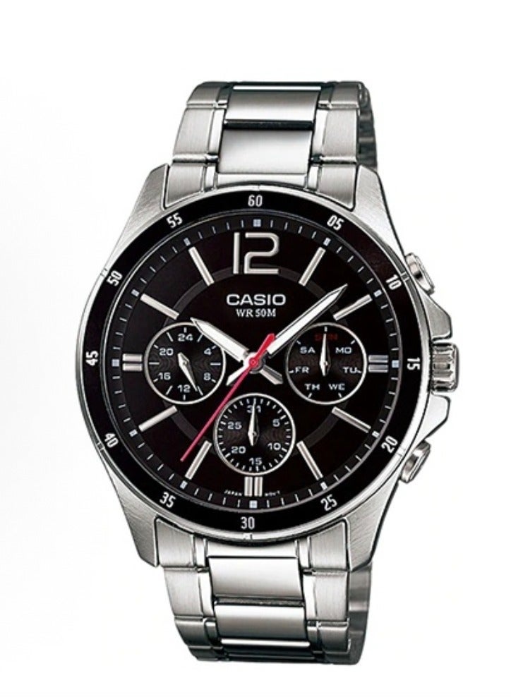 EDIFICE CASIO waterproof quartz movement stainless steel strap CASIO men's watch - Image 1