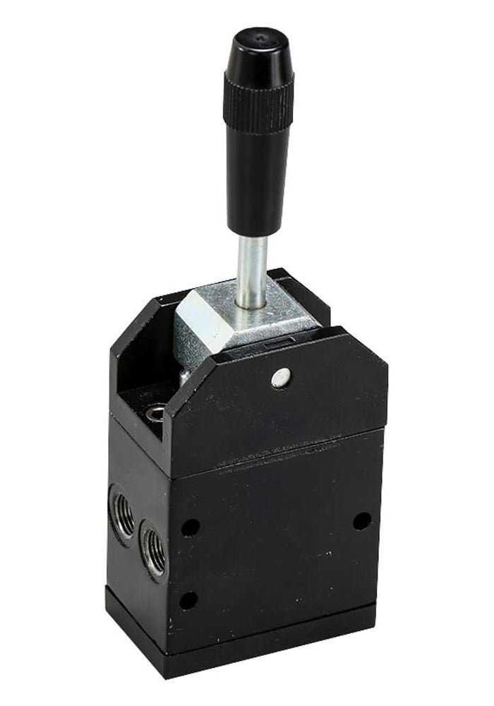 Fulgem Pneumatic Manual Switch for Pneumatically Actuated Valves - No Detent, Toggle Valve, 1/8" Port - Image 1