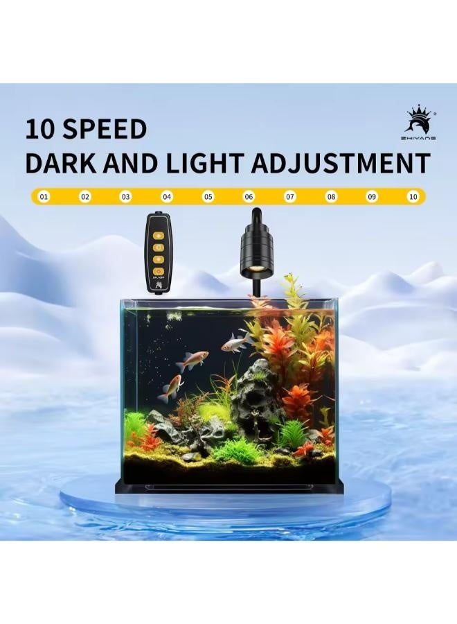 زي يانج مصباح حوض السمك ZHIYANG ZY-A1 USB Focus بقوة 4 واط مع مؤقت ووحدة تحكم، مصباح LED مثبت بمشبك لأحواض السمك، وأحواض سمك البيتا، وأحواض السمك النانوية - Image 4