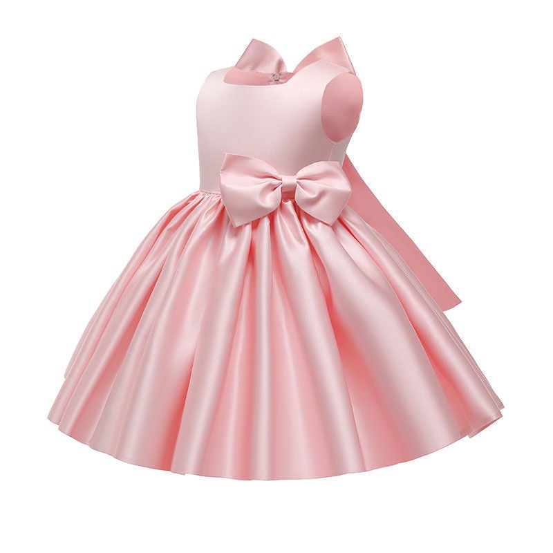 Children'S Dress Princess Dress Birthday Western Style Host Piano Performance Dress Pettiskirt Baby Girl'S Dress - Image 1