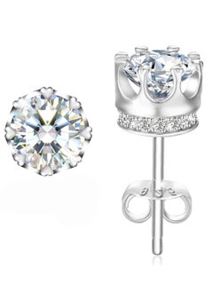 J.Rosée Swarovski Elements Crystal 18K Gold Plated 925 Sterling Silver Diamond Studs Earrings for Women Gift Packing J.Rosée Fashion Jewelry JR905  - Image 1