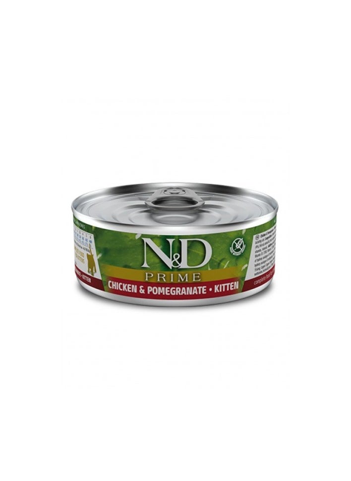 Farmina - Farmina N&D Chicken & Pomegranate Kitten cat 80gX30 1 box - Image 1