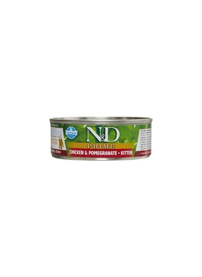 Farmina - Farmina N&D Chicken & Pomegranate Kitten cat 80gX30 1 box - Image 1