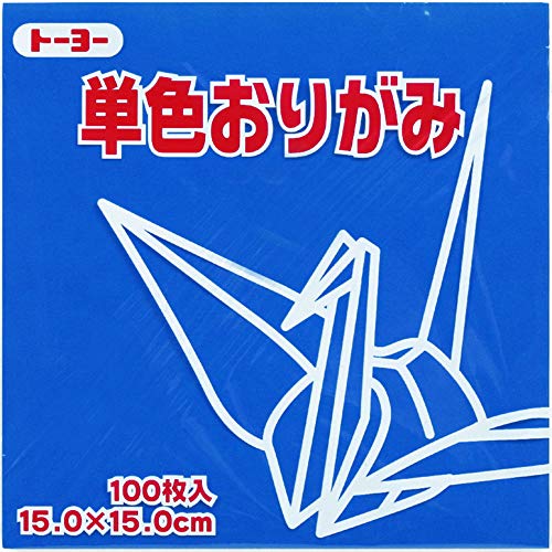 Toyo Origami Paper Single Color - Blue - 15cm, 100 Sheets (1) - Image 3