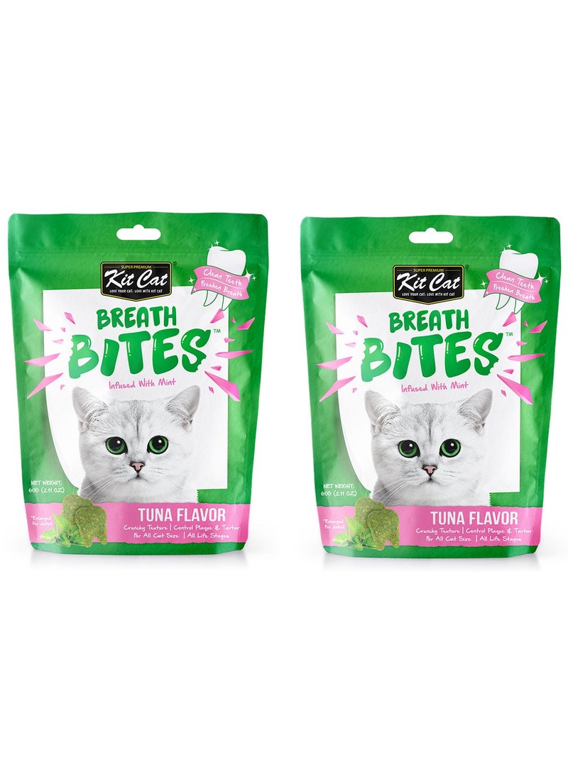 كيت كات عبوة من قطعتين من Breath Bites بنكهة التونة 2x60 جم - Image 1