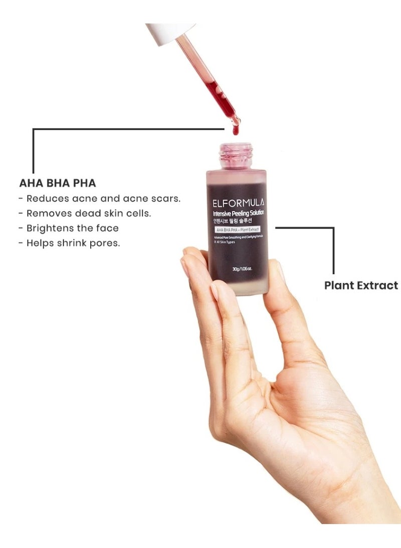 ELFORMULA Intensive Peeling Solution AHA BHA PHA Serum Exfoliating Dark Spot - Image 2