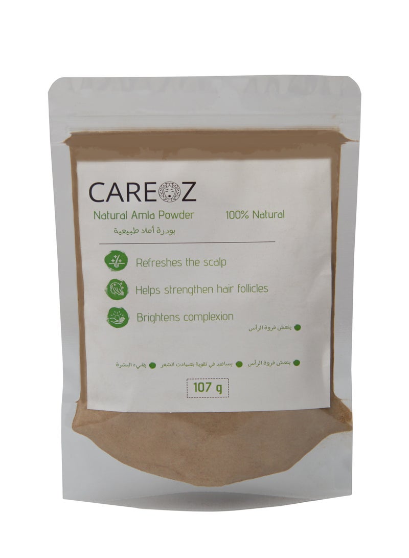 CAREOZ 100% Natural Indian Amla powder Gives You Healthy Hair, A Natural Appearance, Elasticity Of Hair Strands, And Reduces Hair Breakage. - Image 1