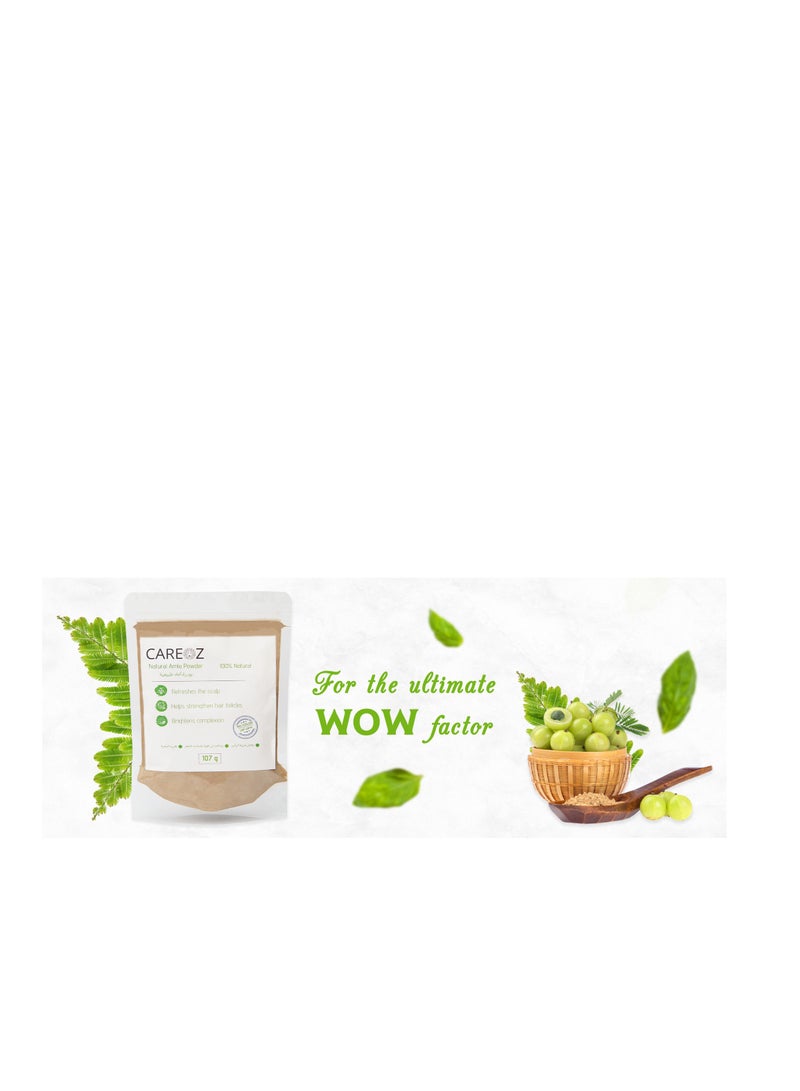 CAREOZ 100% Natural Indian Amla powder Gives You Healthy Hair, A Natural Appearance, Elasticity Of Hair Strands, And Reduces Hair Breakage. - Image 4