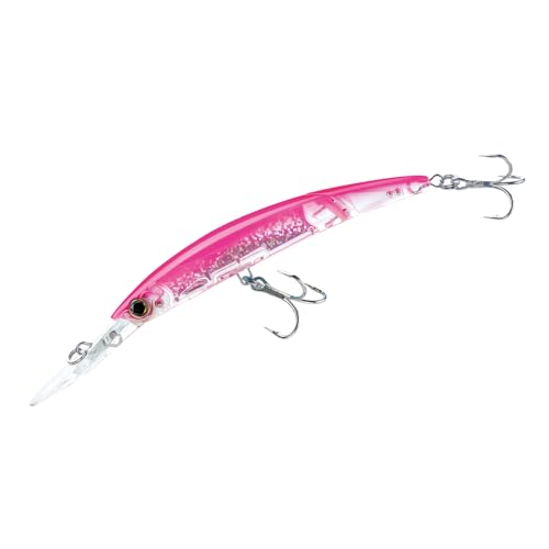 Yo-Zuri Crystal 3D Minnow Deep Diver Jointed Lure, Fluorescent Pink, 5-1/4-Inch - Image 5